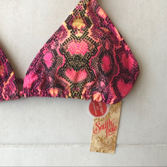 Southpole Snakeskin Bikini Top - Picture 4 of 6